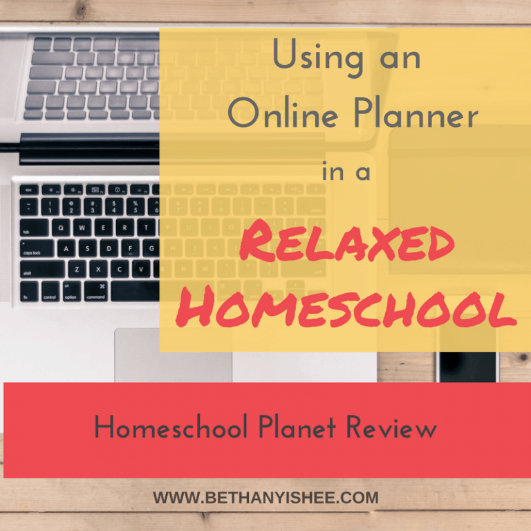 Using an Online Planner in a Relaxed Homeschool: Homeschool Planet Review