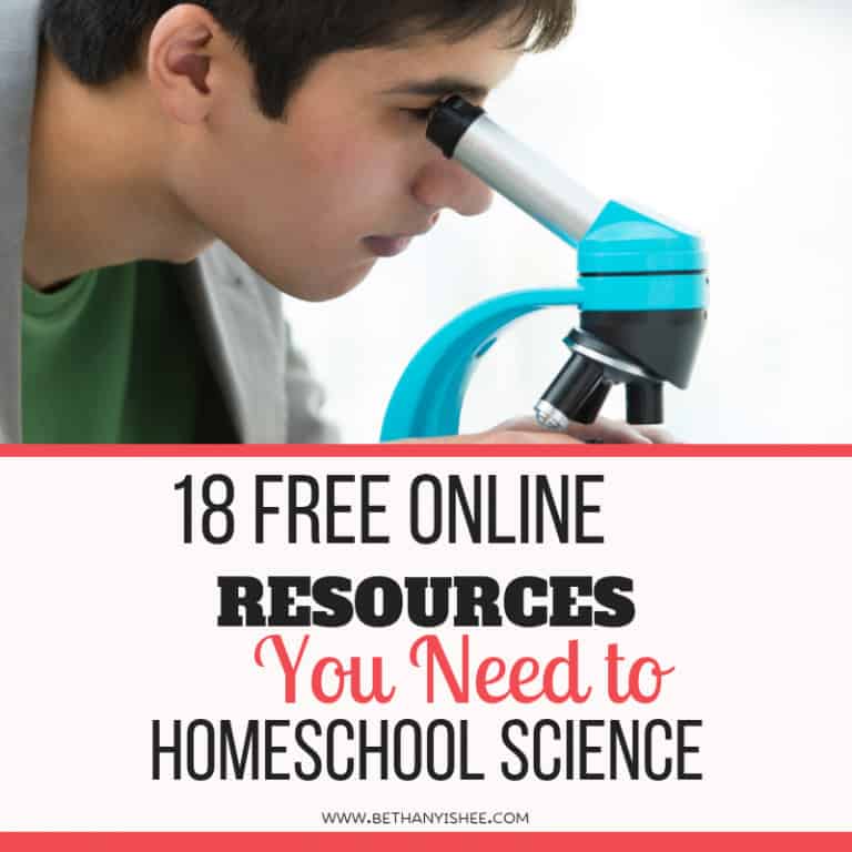 18 Free Online Resources You Need to Homeschool Science