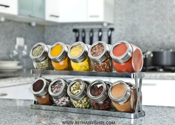 love to cook again with organized spices